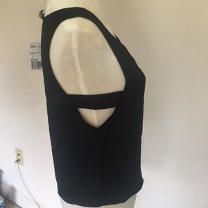 Forever 21 Black Side Cut Out Tank Top, NWT